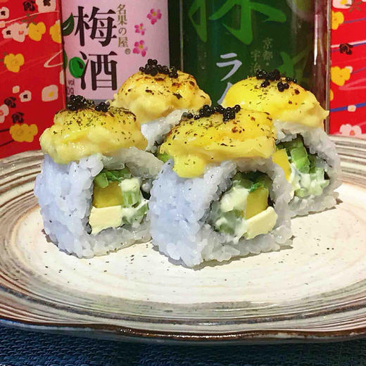 熟|火炙芝心榴莲卷 - 浅岛寿司宅配