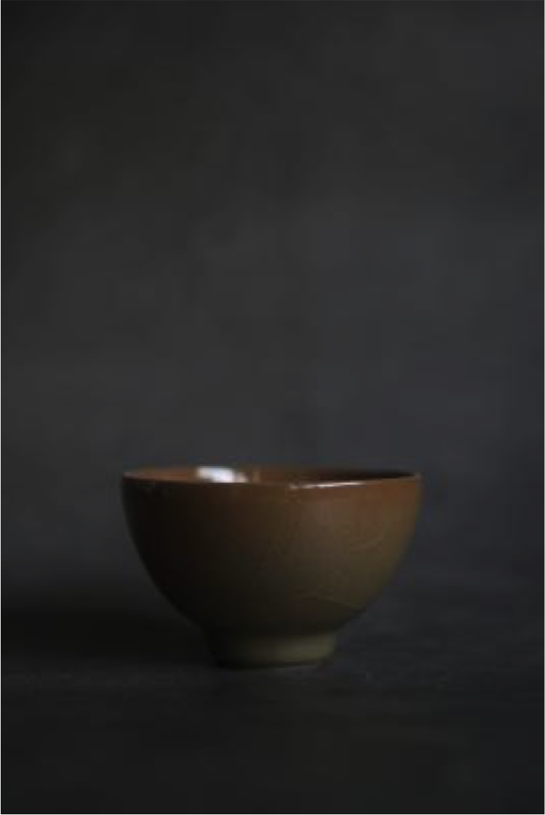 晓栋窑 黄釉茶盏