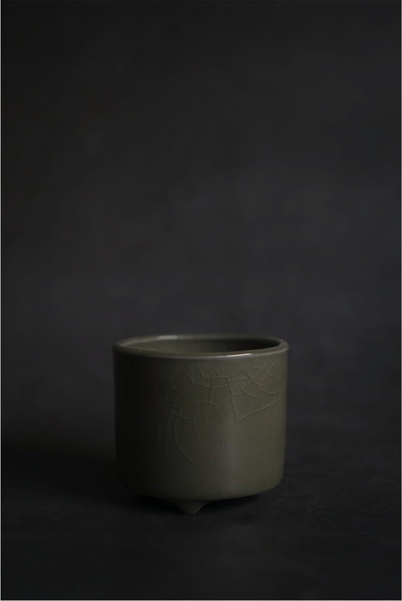 晓栋窑 三足香炉