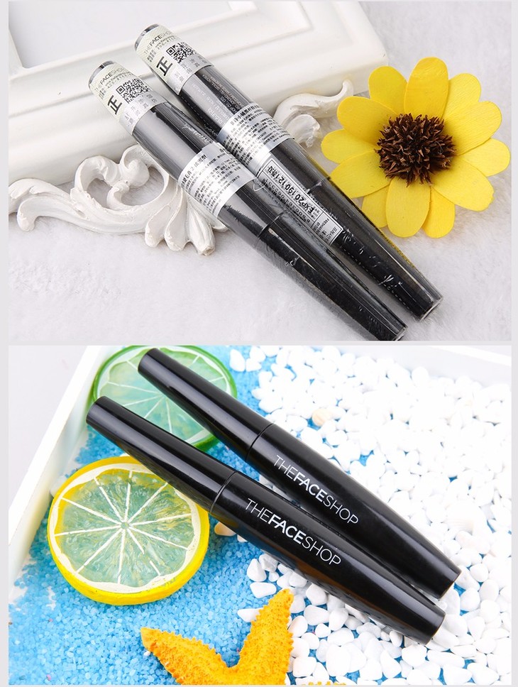 每日必抢韩国菲诗小铺thefaceshop睫毛膏01纤长型02浓密型