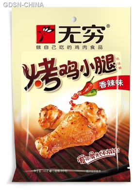 无穷60g烤鸡小腿（香辣味）
