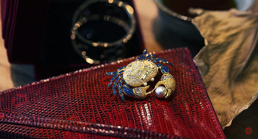 海底藏家珍宝蟹 ｜巨蟹月的香盒胸针。 商品图5