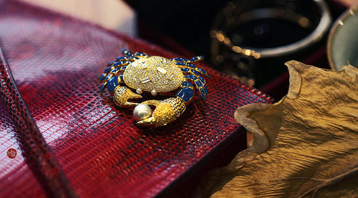 海底藏家珍宝蟹 ｜巨蟹月的香盒胸针。 商品图3