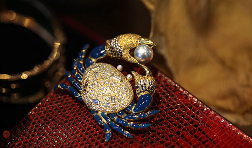 海底藏家珍宝蟹 ｜巨蟹月的香盒胸针。 商品图6