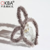 OKBA60128韩国饰品百变可爱兔耳朵毛毛发箍适合圣诞节游乐场游玩时佩戴 商品缩略图0