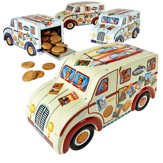 丹麦原装进口杰克布森（Jacobsens）小车盒装巧克力曲奇饼干150g 商品图0