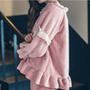 【睡衣女】冬天加厚珊瑚绒睡衣女长袖保暖法兰绒公主毛绒甜美可爱家居服套装 商品缩略图3
