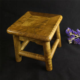 金丝楠木手工置物凳