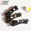 OKBA60125韩国饰品潮流蝴蝶结马毛弹簧夹发夹冬季新款发饰珍珠边夹包邮 商品缩略图0