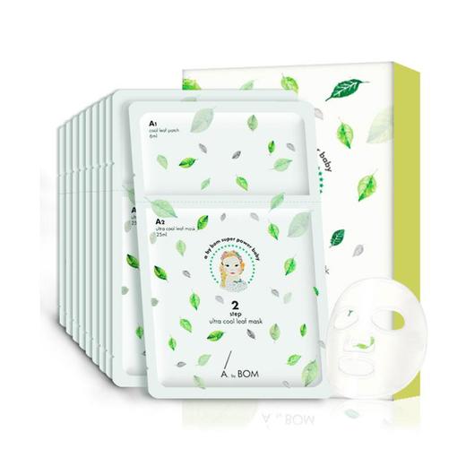 〖香港直邮〗韩国AbyBom超能婴儿冰凝叶清润叶子面膜10片 商品图0