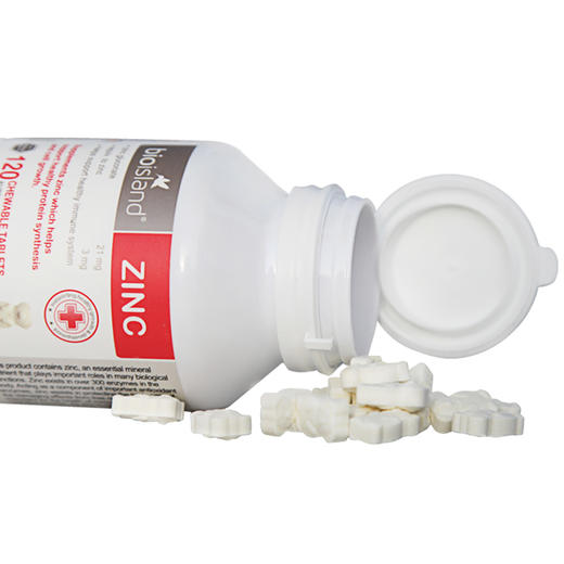 澳洲 Bioisland 生物岛 婴幼儿小熊锌片 120粒 跨境购 商品图1