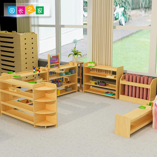 幼儿园实木工作毯架 商品图4