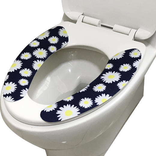 6对粘贴式无痕马桶垫坐垫  静电吸附通用坐便贴 商品图4