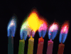 黑池彩焰蜡烛 / 6支装（不单独配送， 随蛋糕一起送达） 商品缩略图0