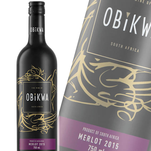 南非原瓶进口红酒 奥卡瓦-梅洛干红葡萄酒 Obikwa - Merlot 750ml【2016】