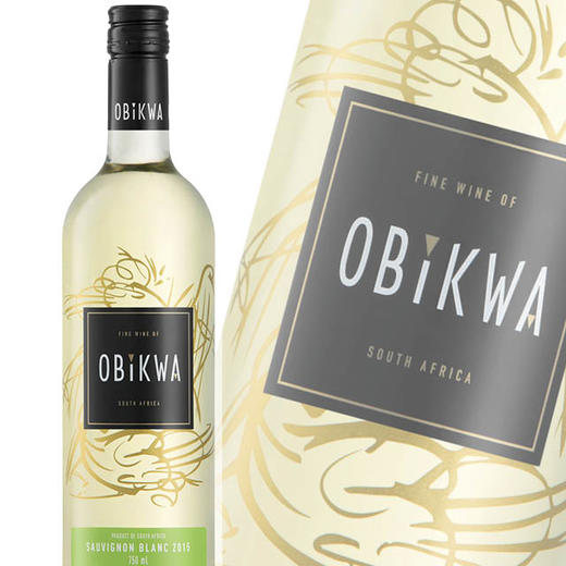 南非原瓶进口干白 奥卡瓦-苏伟浓白葡萄酒 Obikwa - Sauvignon Blanc  750ml【2016】 商品图0