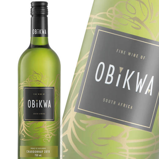 【双支特惠装】奥卡瓦-夏多内白葡萄酒 Obikwa - Chardonnay 2015 2*750ml 商品图1