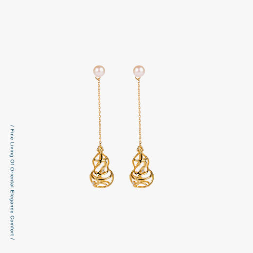 【宫里项链】大吉福禄系列银镀金项链 商品图2