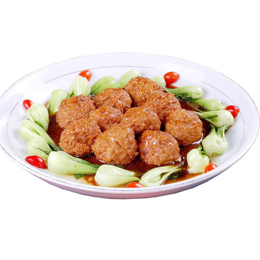 素红烧狮子头 素肉丸子【冷冻素食】植物肉 260克 商品图8