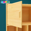 幼儿园定制款儿童衣橱松木多功能衣帽柜 鞋柜一体实木衣帽间家具 商品缩略图5