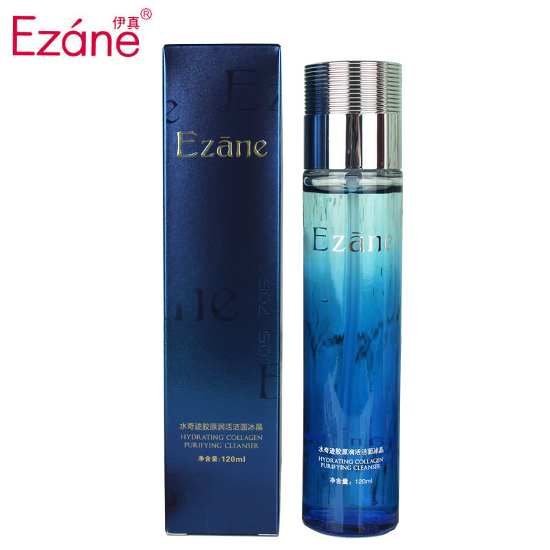 伊真 水奇迹胶原润活洁面冰晶120ml  温和洁面 丝滑不干