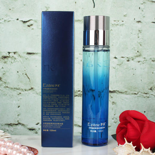 伊真 水奇迹胶原润活洁面冰晶120ml  温和洁面 丝滑不干 商品图1