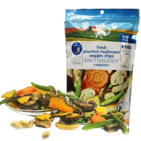 亚细亚萌鲜什锦菇菜脆片100g/袋