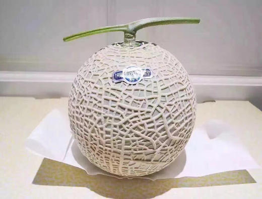 静冈温室网纹蜜瓜🍈 ——完全熟软后，一口蜜瓜汁溢满口腔，浓浓的蜜瓜香气沁人心脾！，全是汁水甜入心[害羞]一瓜一藤的专注 商品图0