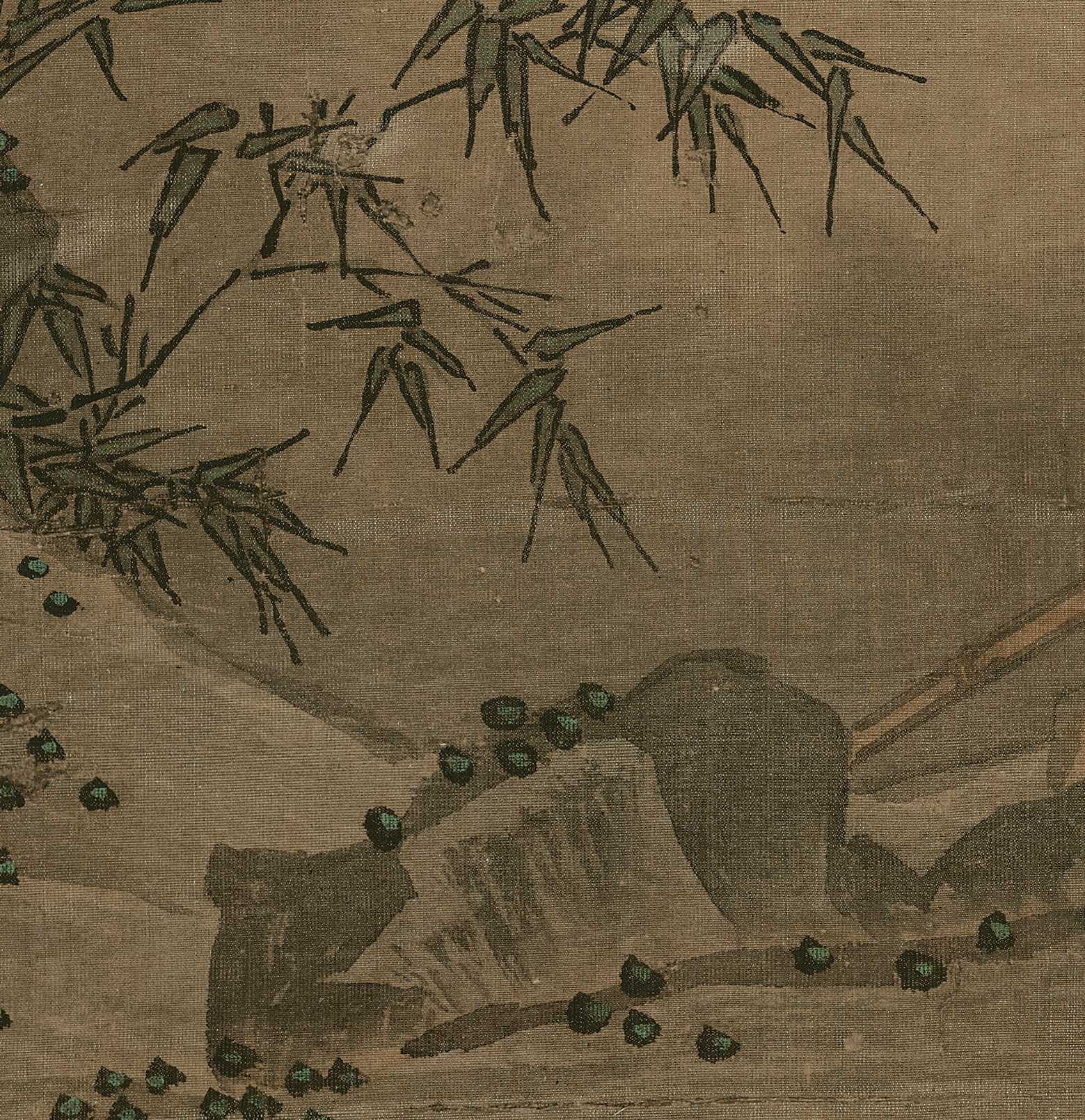 艺术微喷画 马远《松寿图》 家居酒店装饰画