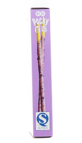 格力高粒粒百奇牛奶蓝莓味装饰饼干45g