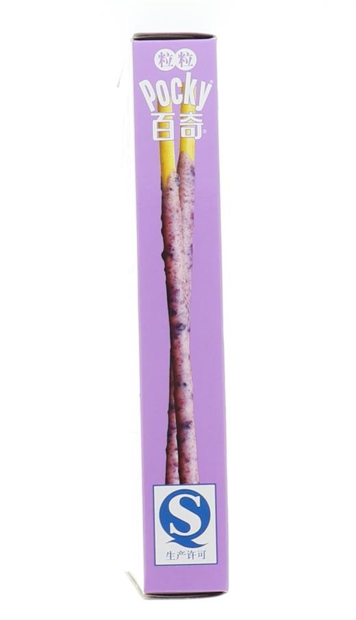 格力高粒粒百奇牛奶蓝莓味装饰饼干45g 商品图0