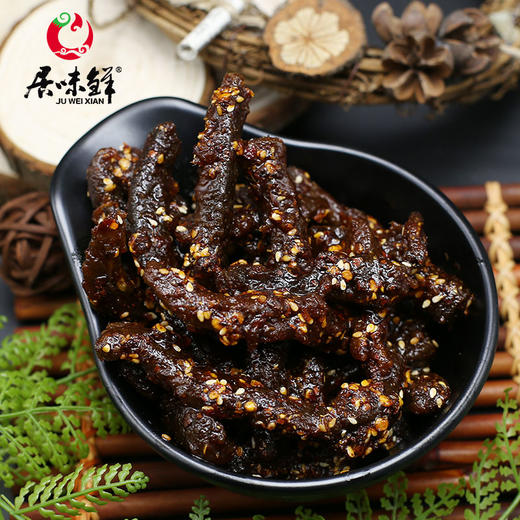重庆居味鲜 散装食品  带油猪肉条（麻辣牛肉味） 500g（一斤）一包 商品图0