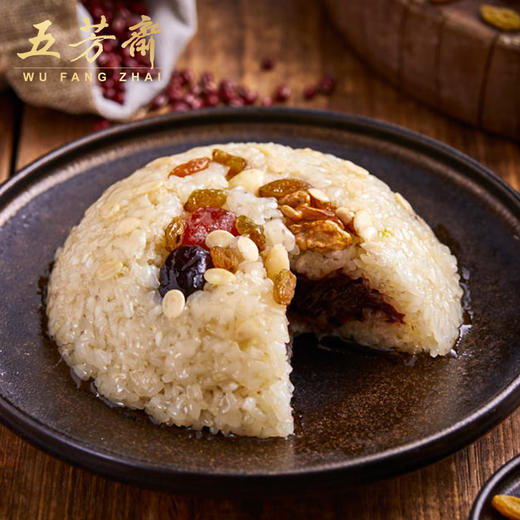 五芳斋 八宝饭铁罐装 腊味家常椰香八宝饭 传统年夜饭年货速食方便米饭核桃仁糯米饭 商品图1