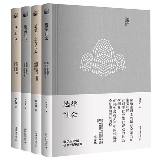 何怀宏作品集：《道德·上帝与人 : 陀思妥耶夫斯基的问题》+《良心论：传统良知的社会转化》《世袭社会 : 西周至春秋社会形态研究》+《选举社会 : 秦汉至晚清社会形态研究》 商品图0