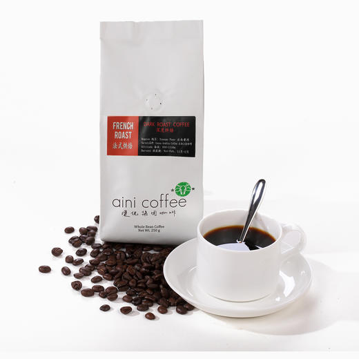 深度烘焙/法式咖啡豆250g爱伲庄园/油脂丰富，适合制作美式、奶咖 商品图2
