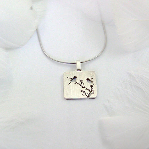 喜上梅梢  / 925银项链【定制：7-15天】 ○ 箭儒工房 商品图0