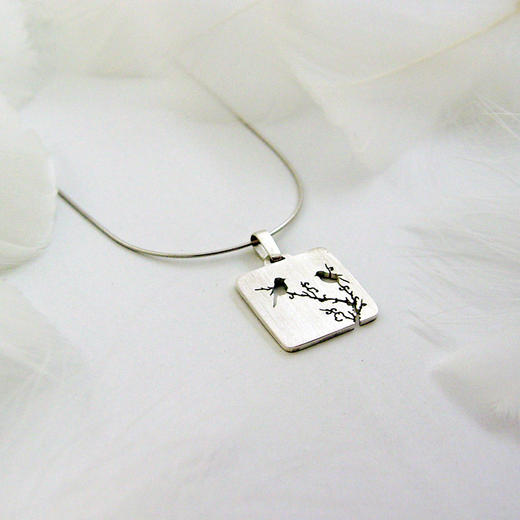 喜上梅梢  / 925银项链【定制：7-15天】 ○ 箭儒工房 商品图2