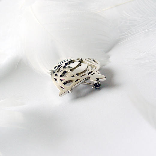 甜蜜宣言 / 925银胸针【定制：7-15天】 ○ 箭儒工房 商品图2