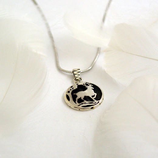 如鹿切慕溪水Ⅰ/ 925银项链【定制：7-15天】 ○ 箭儒工房 商品图1