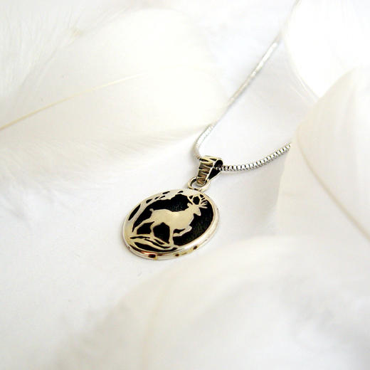 如鹿切慕溪水Ⅰ/ 925银项链【定制：7-15天】 ○ 箭儒工房 商品图3