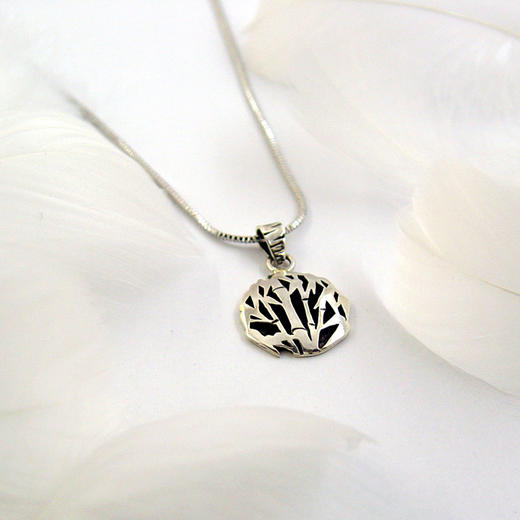 葱郁竹园  / 925银项链【定制：7-15天】 ○ 箭儒工房 商品图0