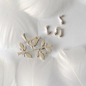  春之歌  / 925银胸针【定制：7-15天】 ○ 箭儒工房