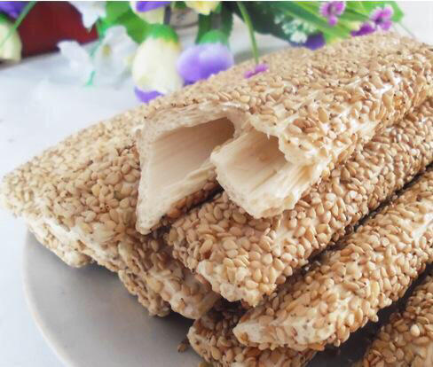 大刘庄芝麻糖,每根129个孔,香酥脆甜,儿时的味道(配送中有挤压风险