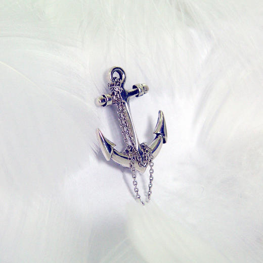 十字锚  / 925银胸针【定制：7-15天】 ○ 箭儒工房 商品图2