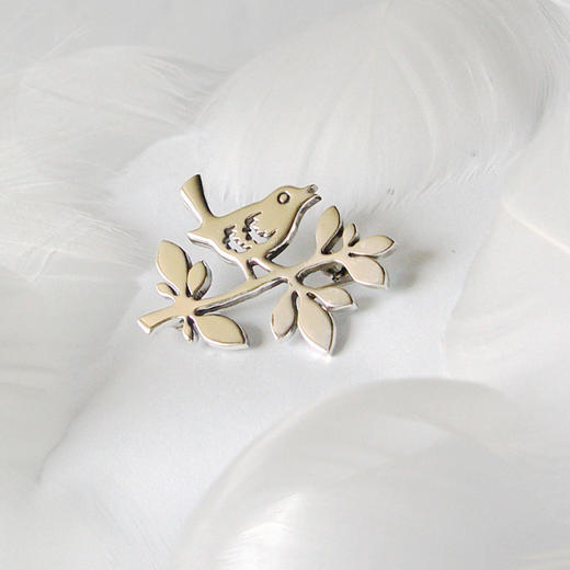  春之歌  / 925银胸针【定制：7-15天】 ○ 箭儒工房 商品图2