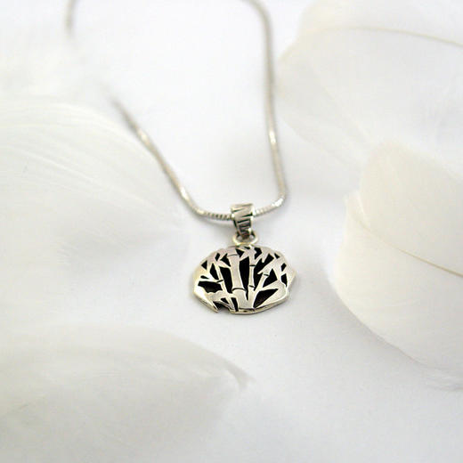 葱郁竹园  / 925银项链【定制：7-15天】 ○ 箭儒工房 商品图1