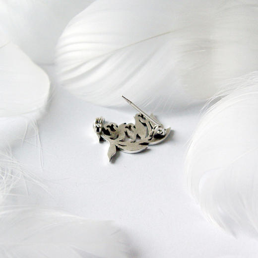  曼妙风铃草  / 925银胸针·领饰【定制：7-15天】 ○ 箭儒工房 商品图3