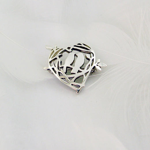 甜蜜宣言 / 925银胸针【定制：7-15天】 ○ 箭儒工房 商品图3