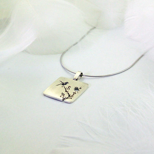 喜上梅梢  / 925银项链【定制：7-15天】 ○ 箭儒工房 商品图3