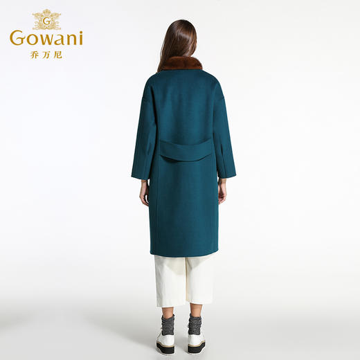 乔万尼修身保暖大码羊毛呢外套EL4A545 商品图2